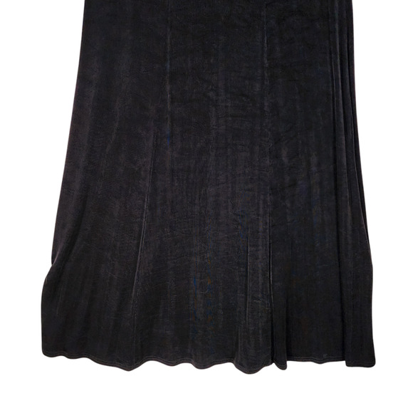 Vtg Joseph Ribkoff Maxi Dress 14 Womens Metallic Gold Cheetahs‎ Leopards Black - Picture 12 of 12